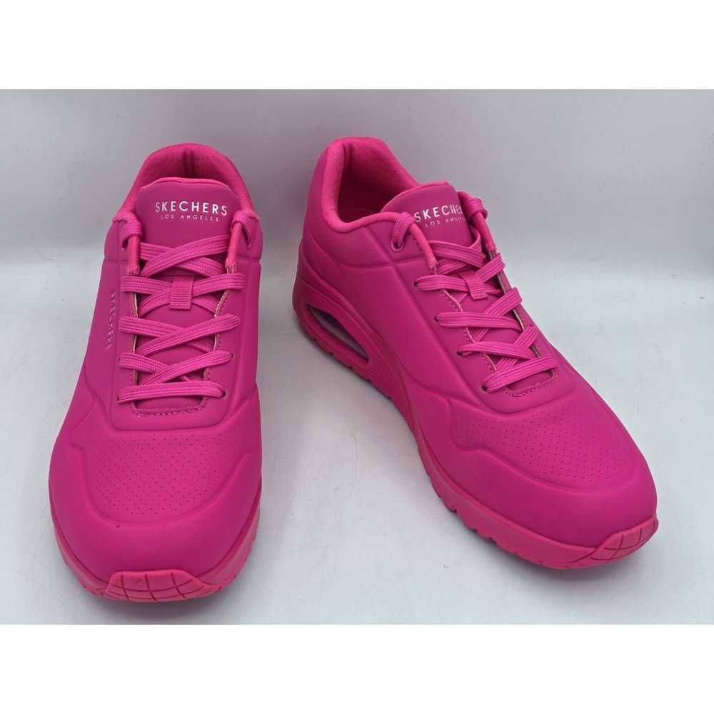 Skechers Womens UNO NIGHT SHADES Athletic Shoes Casual Sneakers Hot Pink Sz 11 M